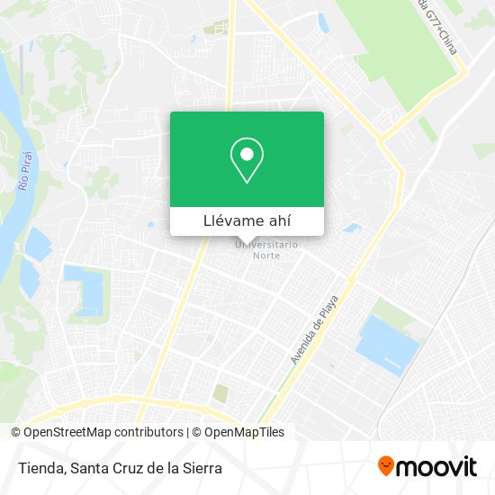 Mapa de Tienda