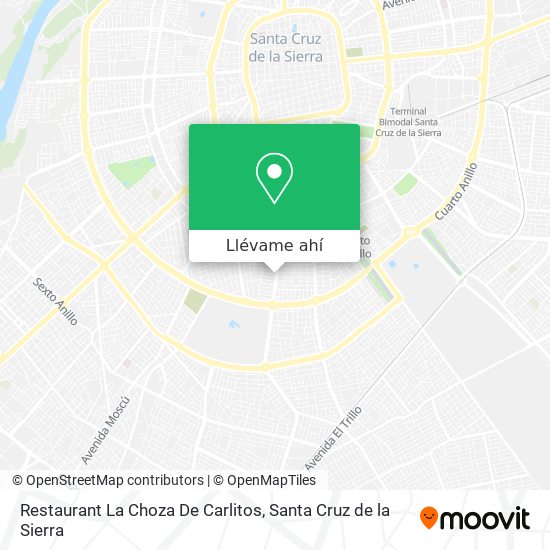 Mapa de Restaurant La Choza De Carlitos