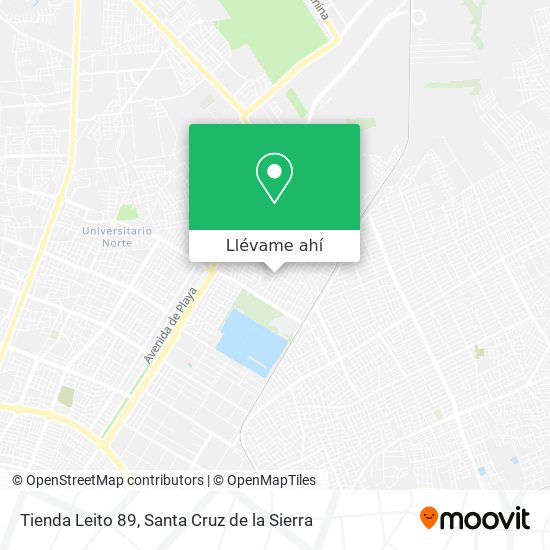 Mapa de Tienda Leito 89