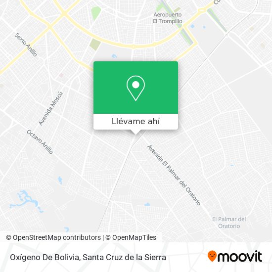 Mapa de Oxígeno De Bolivia