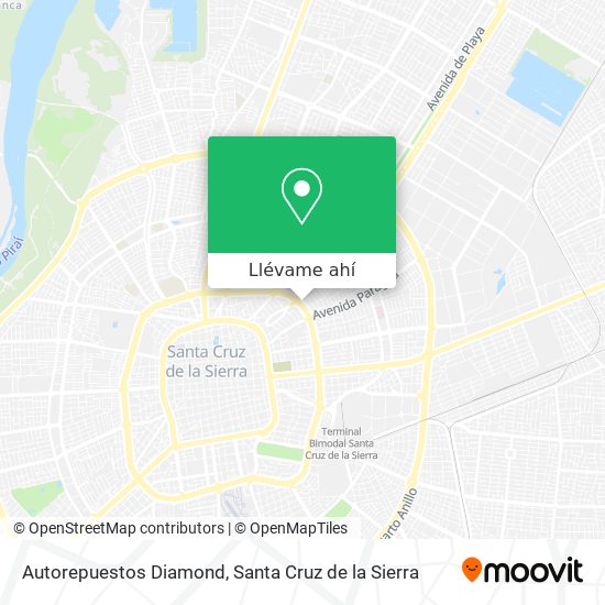 Mapa de Autorepuestos Diamond