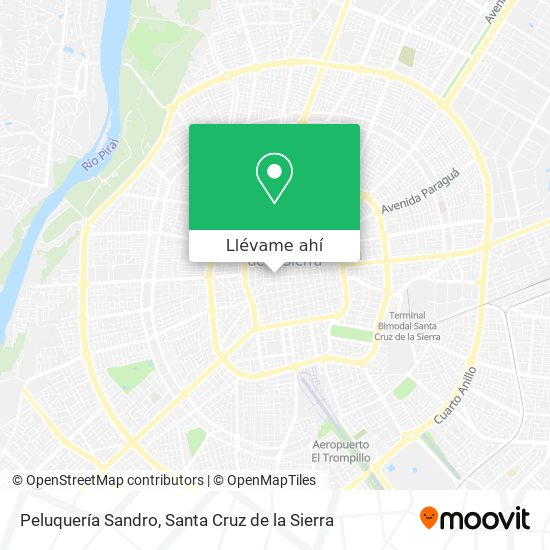 Mapa de Peluquería Sandro