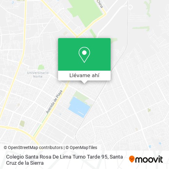 Mapa de Colegio Santa Rosa De Lima Turno Tarde 95