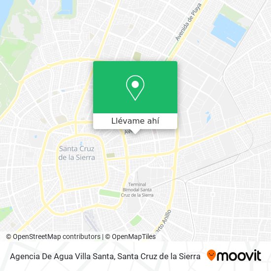 Mapa de Agencia De Agua Villa Santa