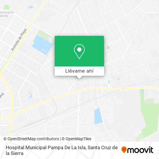 Mapa de Hospital Municipal Pampa De La Isla