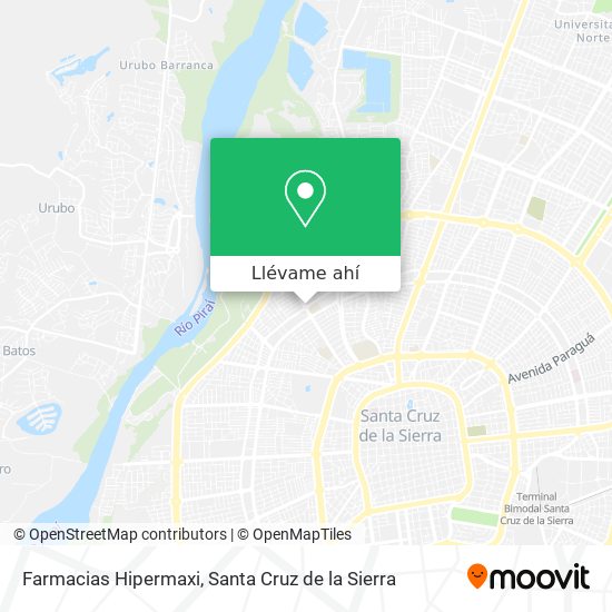 Mapa de Farmacias Hipermaxi