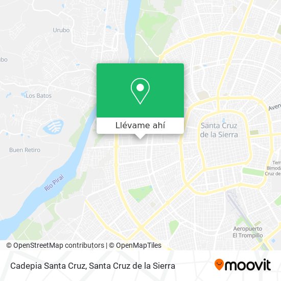 Mapa de Cadepia Santa Cruz