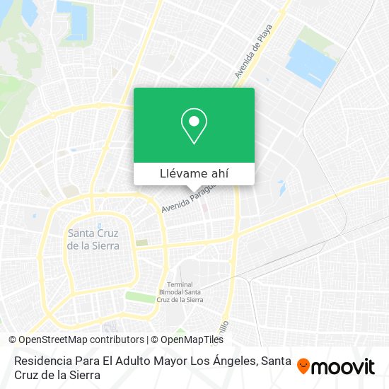 Mapa de Residencia Para El Adulto Mayor Los Ángeles