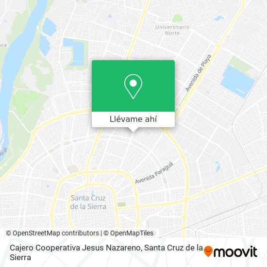 Mapa de Cajero Cooperativa Jesus Nazareno