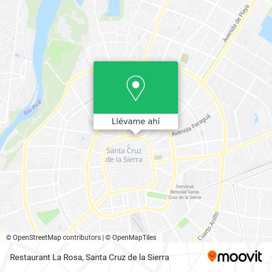 Mapa de Restaurant La Rosa