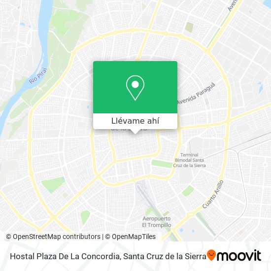 Mapa de Hostal Plaza De La Concordia