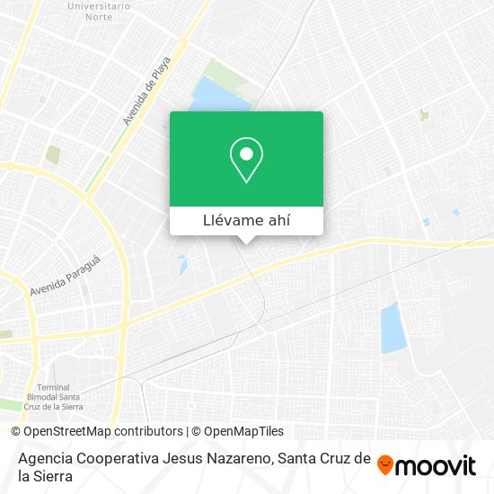 Mapa de Agencia Cooperativa Jesus Nazareno