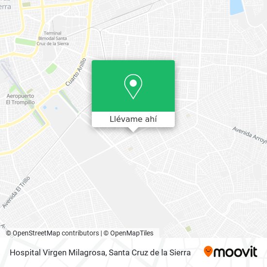 Mapa de Hospital Virgen Milagrosa