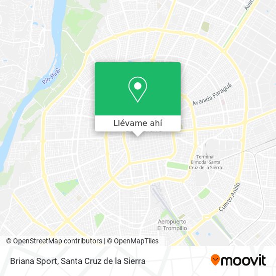 Mapa de Briana Sport