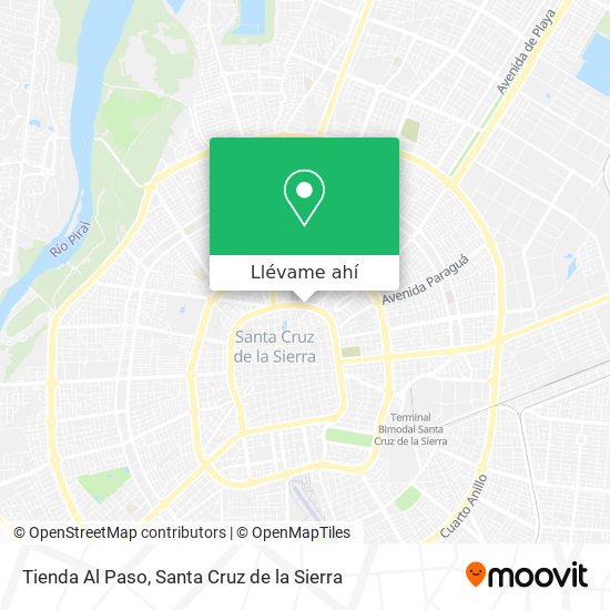 Mapa de Tienda Al Paso