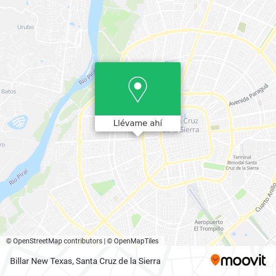 Mapa de Billar New Texas