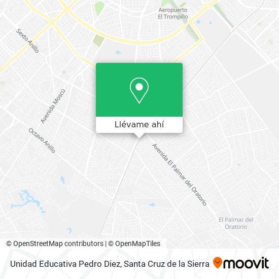 Mapa de Unidad Educativa Pedro Diez