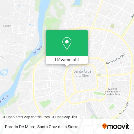 Mapa de Parada De Micro