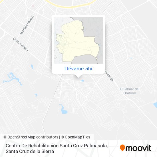 Mapa de Centro De Rehabilitación Santa Cruz Palmasola