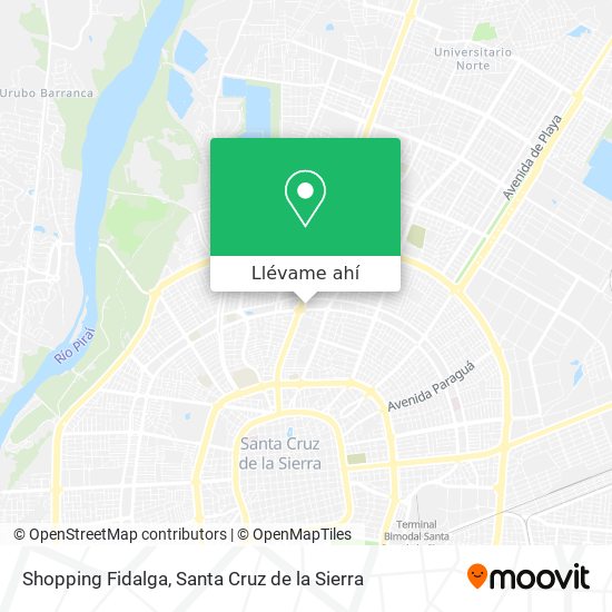 Mapa de Shopping Fidalga