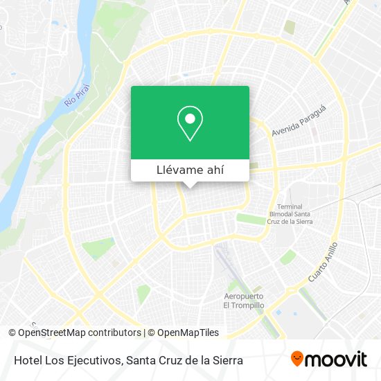 Mapa de Hotel Los Ejecutivos