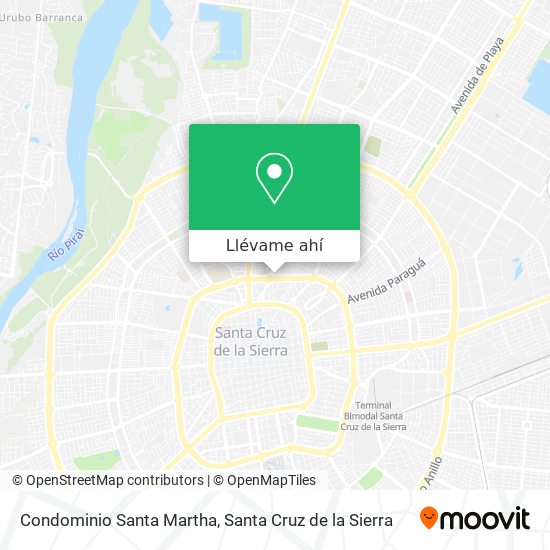Mapa de Condominio Santa Martha