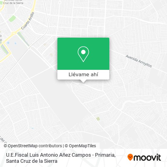 Mapa de U.E.Fiscal Luis Antonio Añez Campos - Primaria