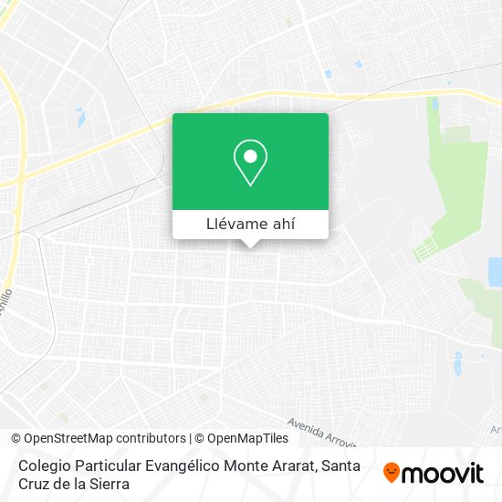Mapa de Colegio Particular Evangélico Monte Ararat