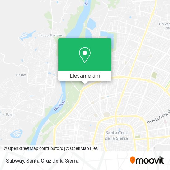 Mapa de Subway