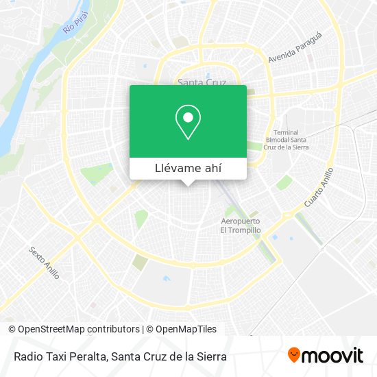 Mapa de Radio Taxi Peralta