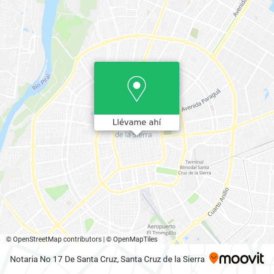 Mapa de Notaria No 17 De Santa Cruz