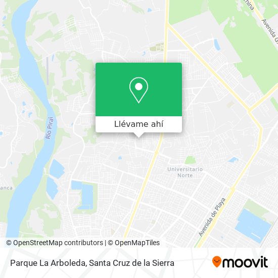 Mapa de Parque La Arboleda