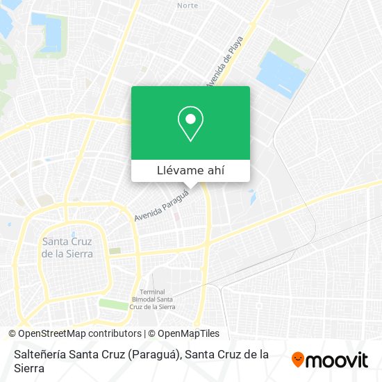 Mapa de Salteñería Santa Cruz (Paraguá)