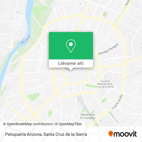 Mapa de Peluquería Arizona
