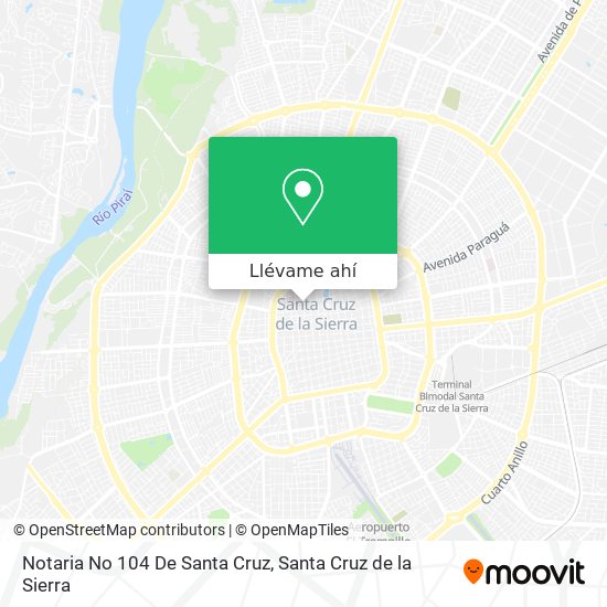 Mapa de Notaria No 104 De Santa Cruz