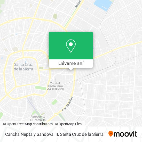 Mapa de Cancha Neptaly Sandoval II