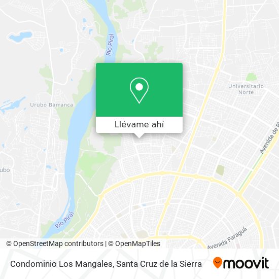 Mapa de Condominio Los Mangales