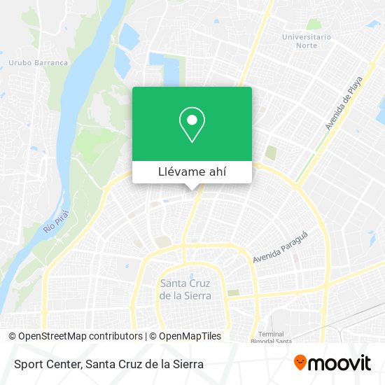 Mapa de Sport Center