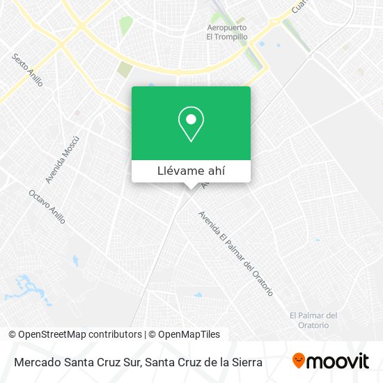 Mapa de Mercado Santa Cruz Sur