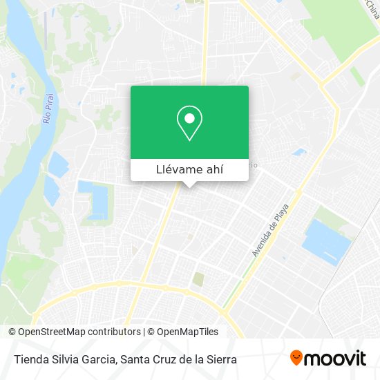Mapa de Tienda Silvia Garcia