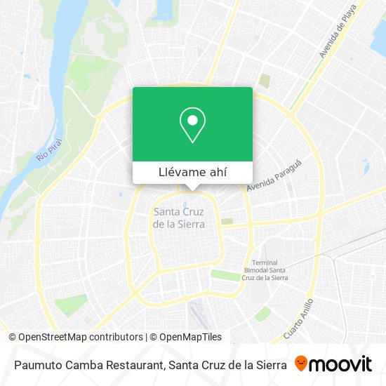 Mapa de Paumuto Camba Restaurant