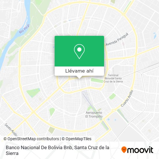 Mapa de Banco Nacional De Bolivia Bnb