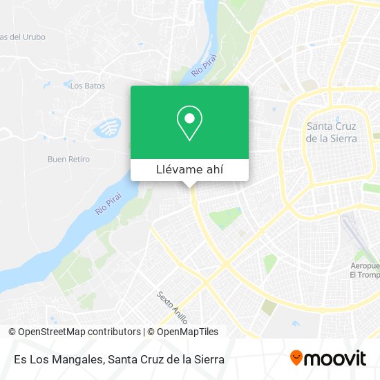 Mapa de Es Los Mangales