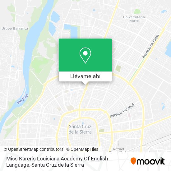Mapa de Miss Karen's Louisiana Academy Of English Language