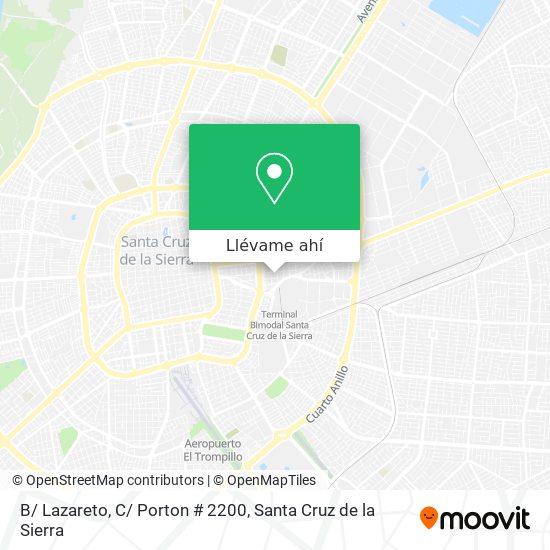 Mapa de B/ Lazareto,  C/ Porton # 2200