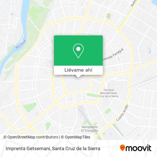 Mapa de Imprenta Getsemaní