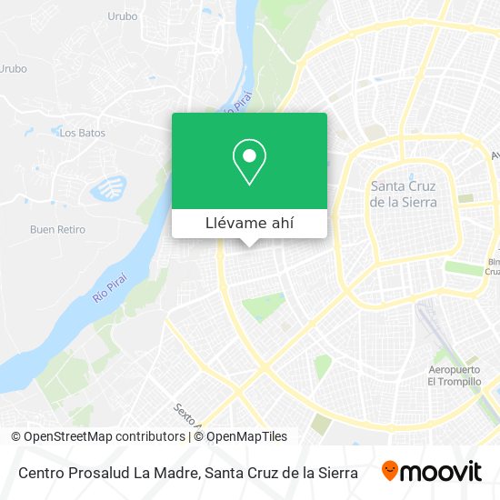 Mapa de Centro Prosalud La Madre