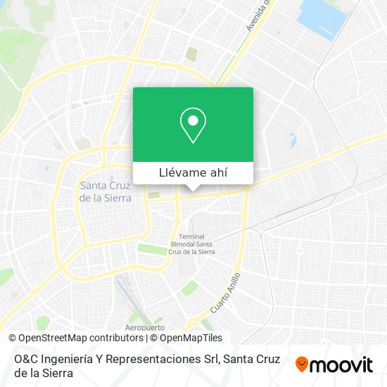 Mapa de O&C Ingeniería Y Representaciones Srl