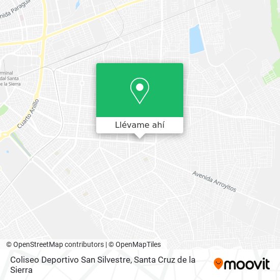 Mapa de Coliseo Deportivo San Silvestre