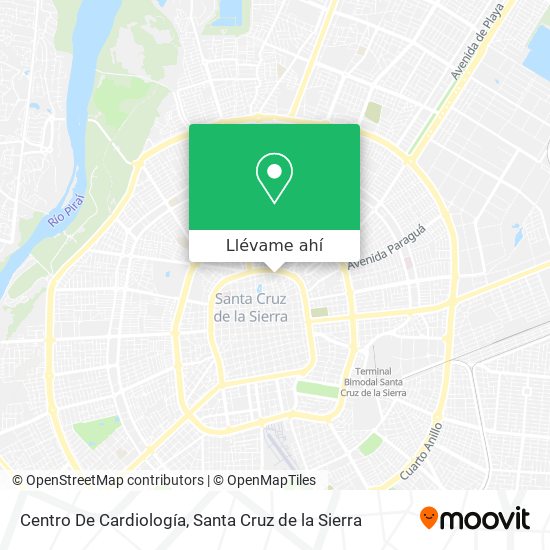 Mapa de Centro De Cardiología